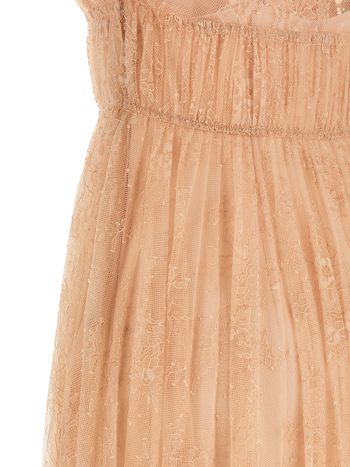 Alberta Ferretti Lace Dress Dresses - Pink | 8a334ece2814110eff74304d6c5abd4b15b56a28
