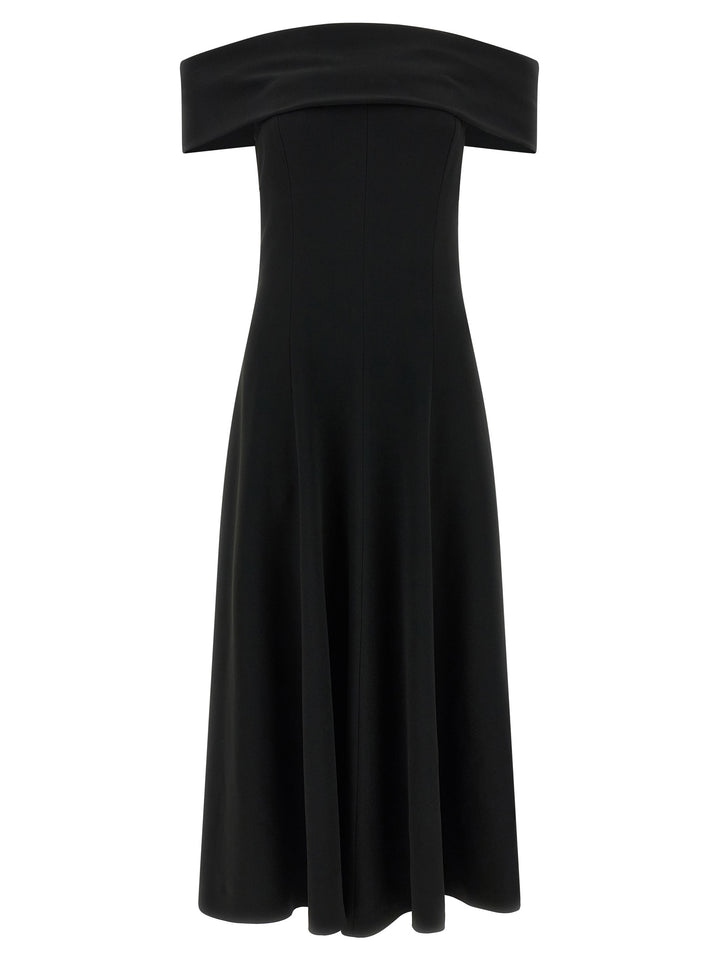 Alberta Ferretti Cady Dress Dresses - Black | 0e82aabf7c0c0c95083a1a6813553e5a3c459c7d