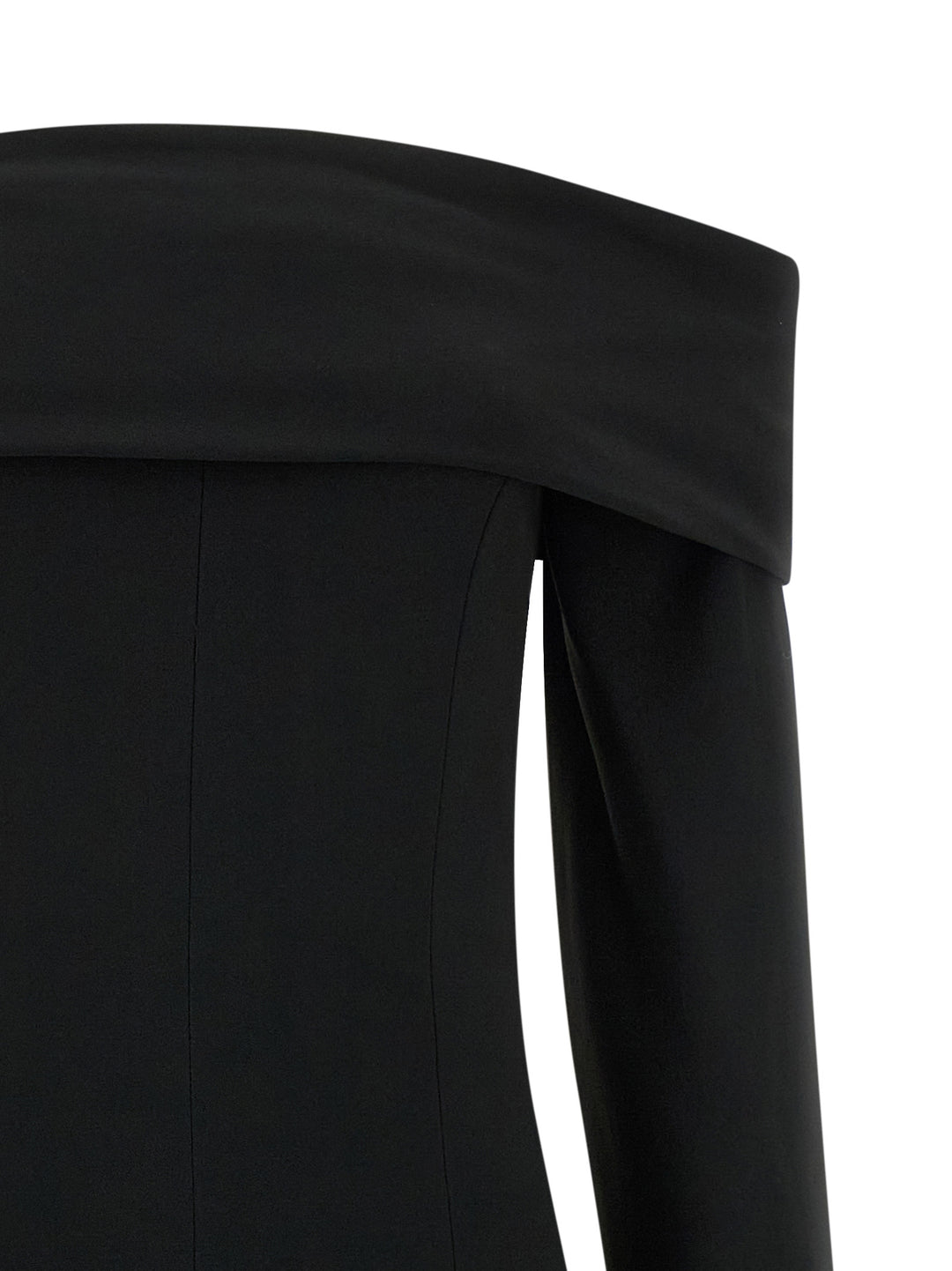 Alberta Ferretti Cady Dress Dresses - Black | 6453e596f41d04b2aefb79eb23440a009fa42af4