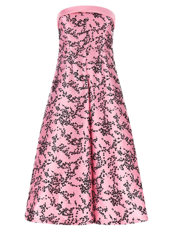 Alberta Ferretti Mikado Floreale Dresses - Multicolor | 3714d42737755b5e25cf892aee0880216b2103bc