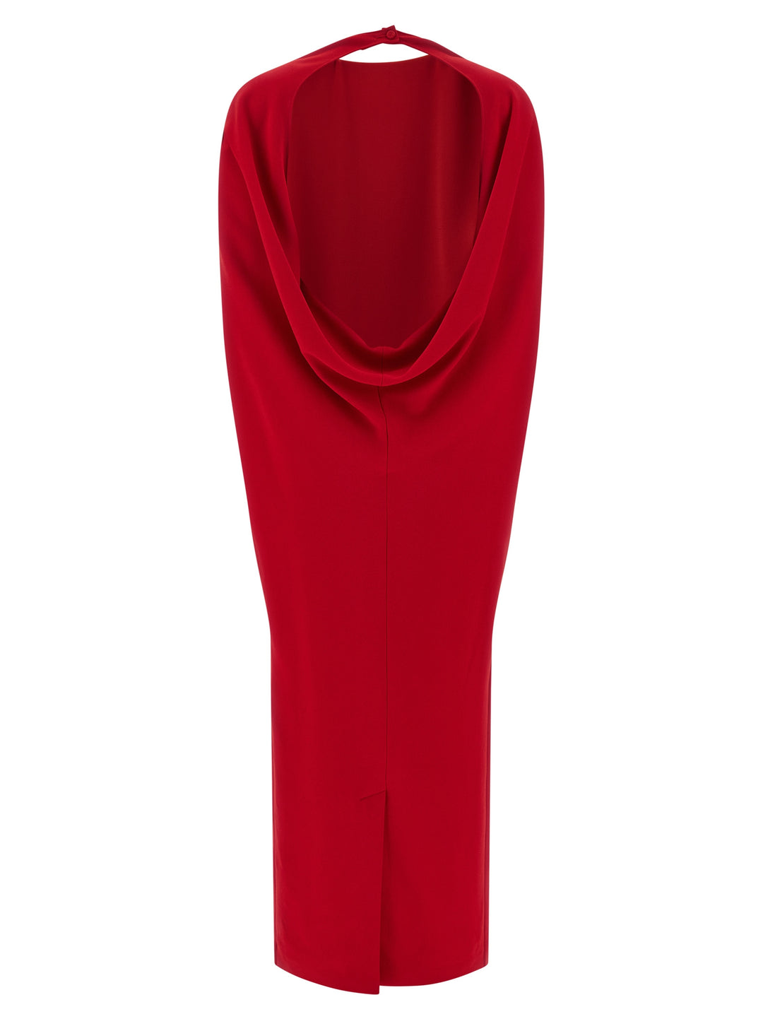 Alberta Ferretti Cape Dress Dresses - Red | 43f55a272ae5ec2e379ceb97d40a94b79efe17b4