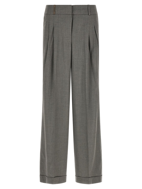 Palazzo Pants Gray