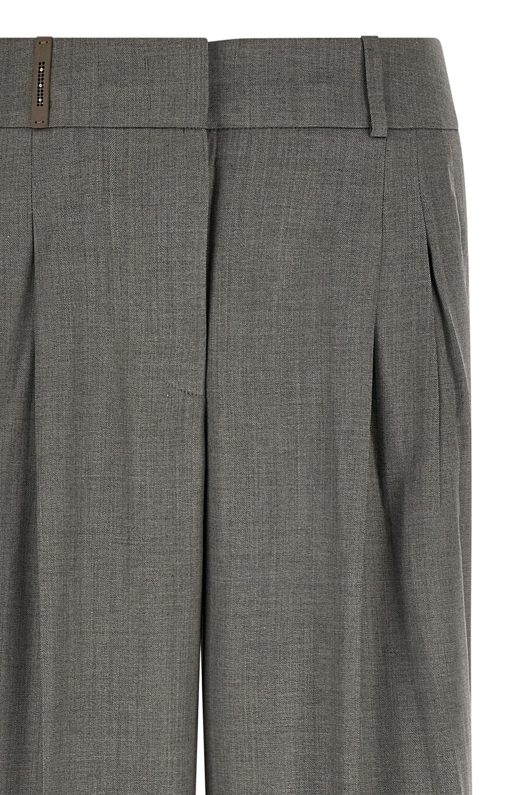 Peserico Palazzo Pants - Gray | 2de2e18084dc8be33a160e18c4c2e2397ede1908
