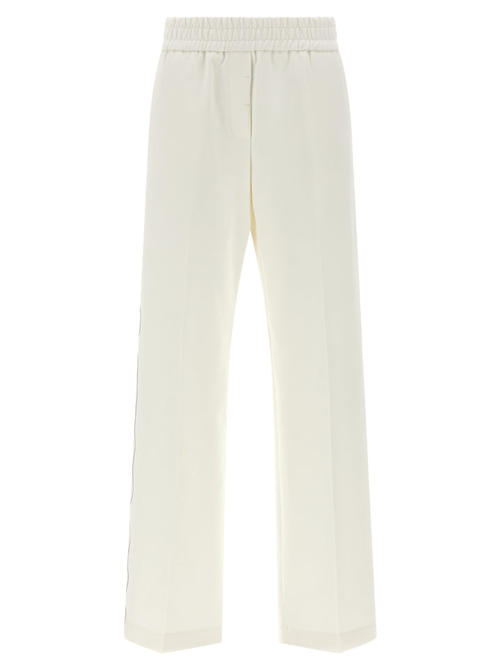 Peserico Punto Luce Pants - White | 6b5cf8b379e7b9bdb024bb18a07c67297632e95a