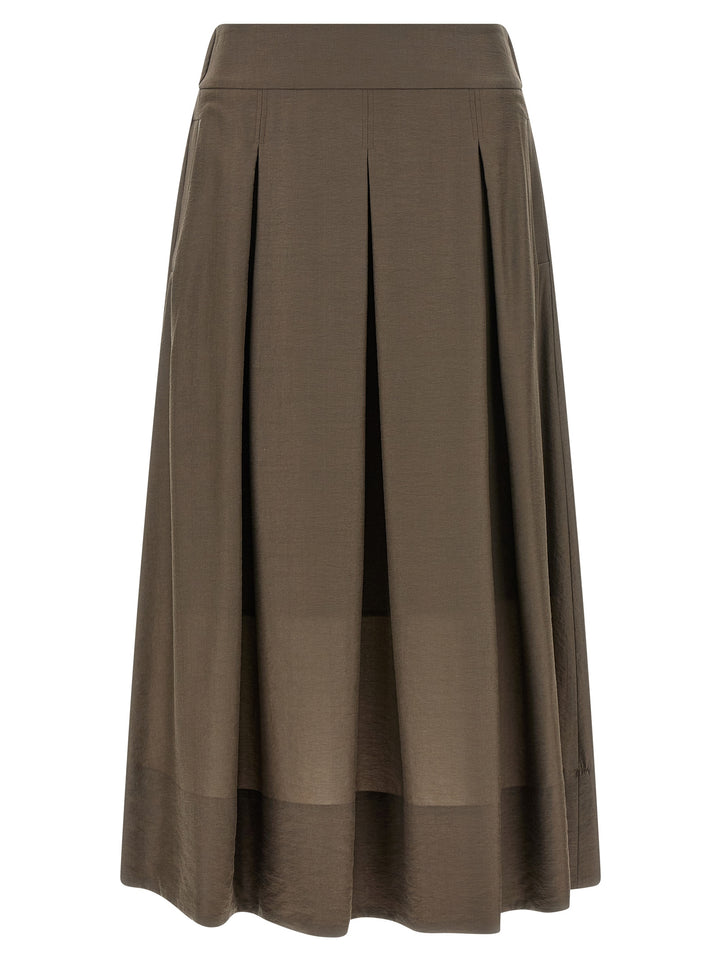 Peserico A-Line Skirt Skirts - Brown | d5cab9348c439307aae28802745a265e9ae42c27