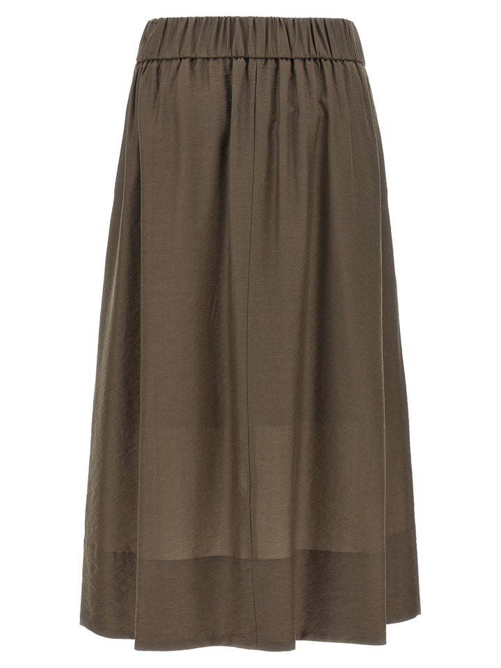 Peserico A-Line Skirt Skirts - Brown | 43176d140b317105c12efc28b1f228cea4d04421
