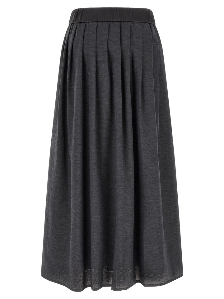 Peserico Skirt With Elastic Skirts - Gray | d7d5bb39ac99462dc7f5979901008f9974ad56b7
