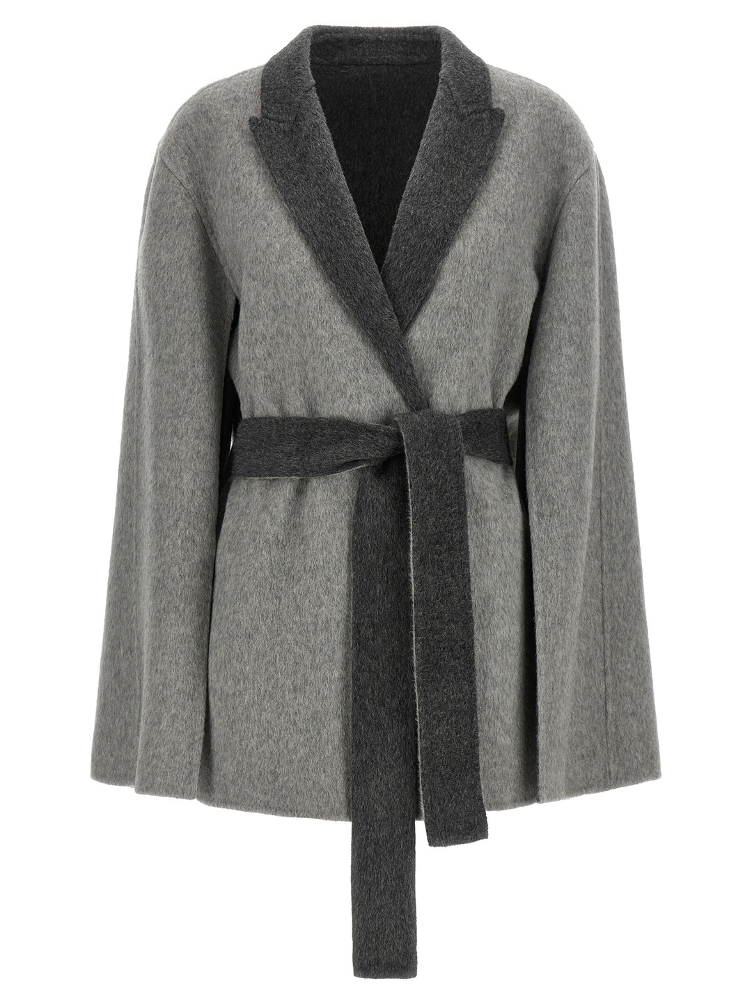 Alberta Ferretti Cardigan With Cape Sleeves Sweaters and Cardigans - Gray | be6e3745512e97daed762908239fe01955fcf89b