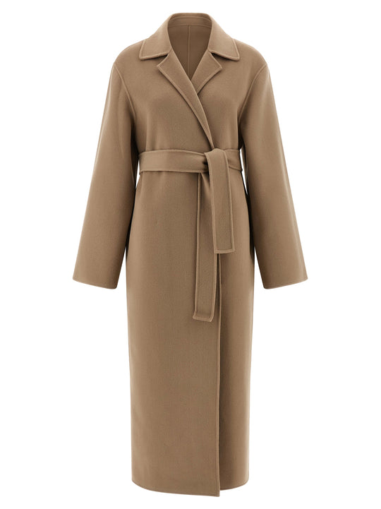 Double Cloth Coat Coats And Trench Coats Beige