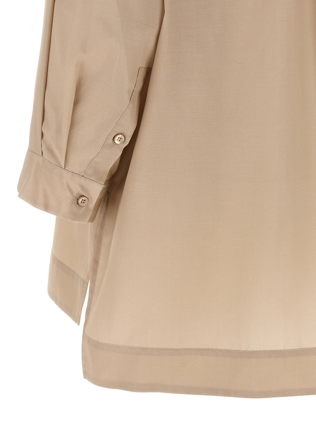 Peserico Asymmetric Hem Shirt Shirt and Blouse - Beige | eac8e400b2d66ed34a1133ba8445710a7986419f