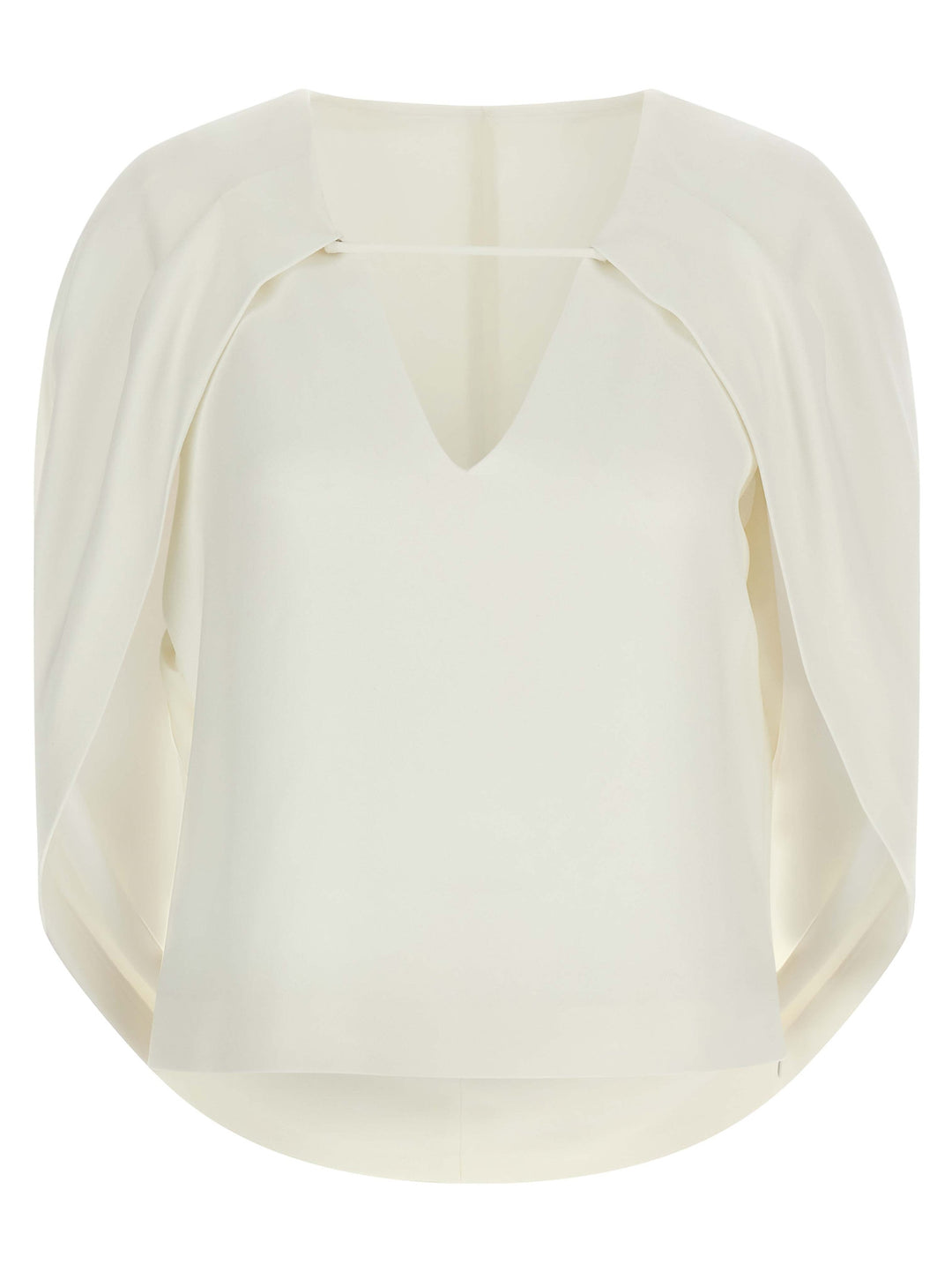 Alberta Ferretti Cape Top Tops - White | c85a994e0ec34b0ff14139924c370172521932c0