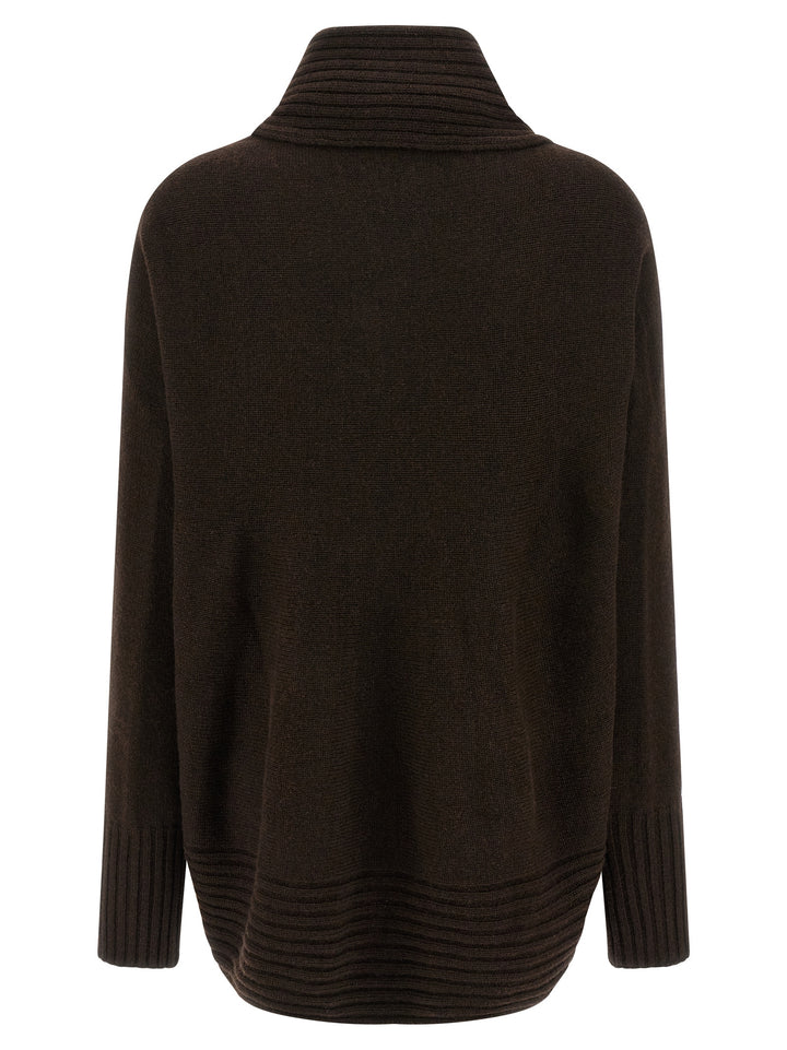 Alberta Ferretti Brooch Cardigan Sweaters and Cardigans - Brown | b123c48d4eb8883af0672d5e60d9da0a64a130cb