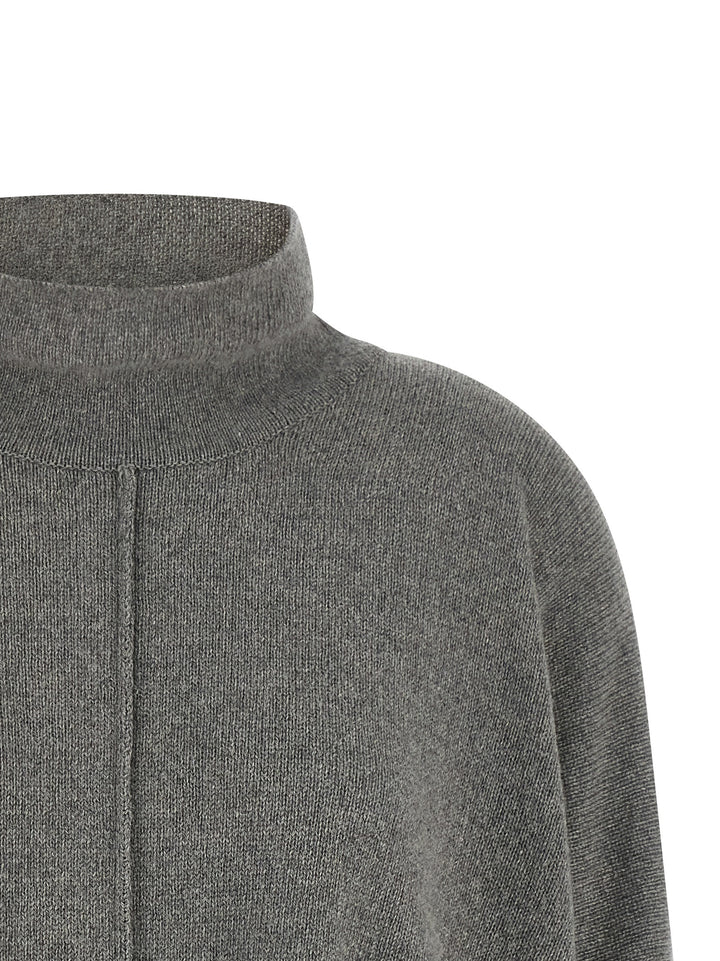 Alberta Ferretti Central Stitching Sweater Sweaters and Cardigans - Gray | aa06cca7fc45ad79fd1ceca7d78c33af9e605ed2