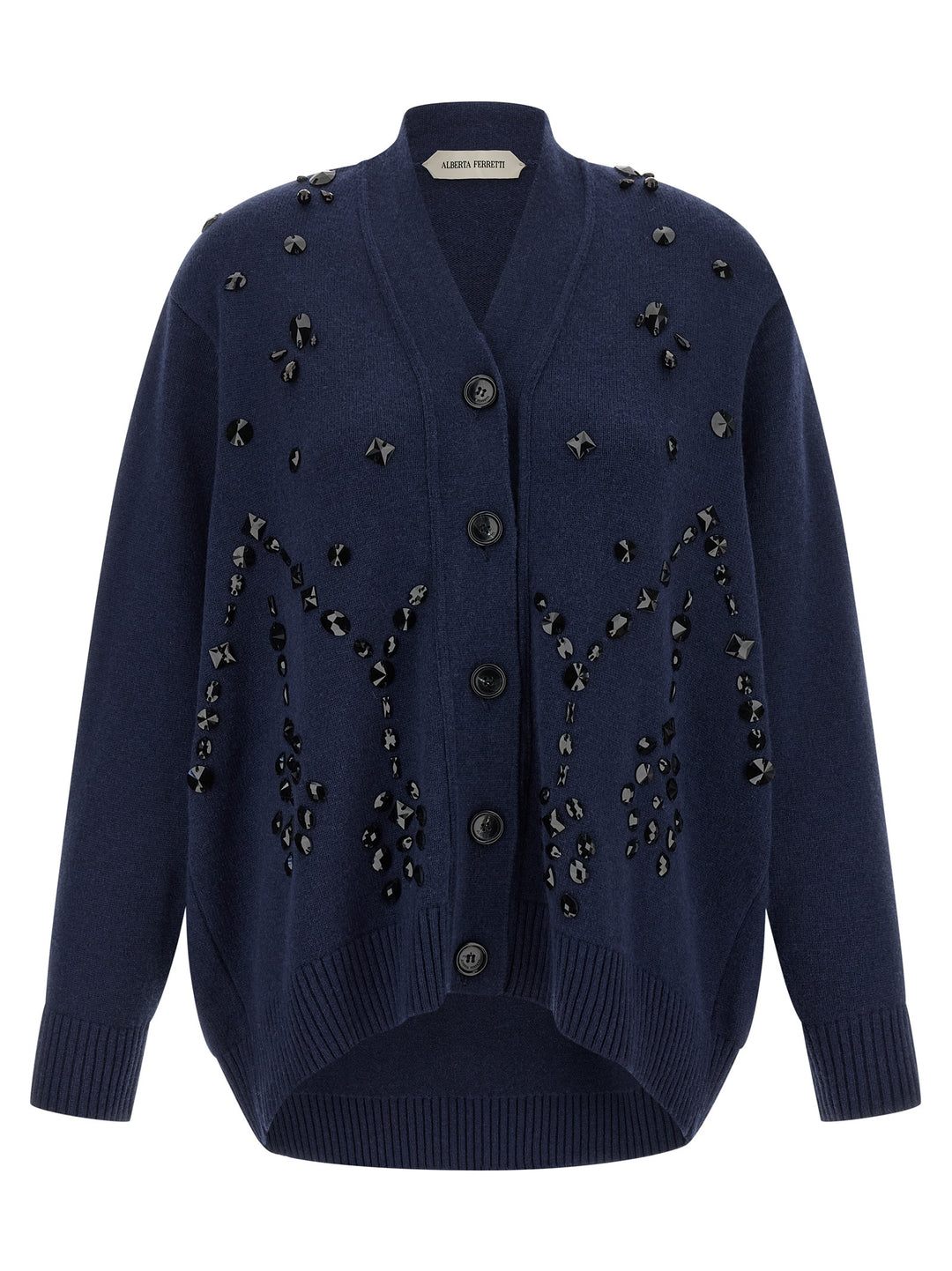 Alberta Ferretti Embroidery Cardigan Sweaters and Cardigans - Blue | a2890ade5053c8aae72a45aa92fe38210bed4ea5