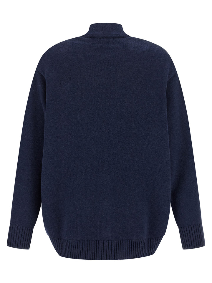 Alberta Ferretti Embroidery Cardigan Sweaters and Cardigans - Blue | 9d457bb62c3c76e1a6ef1bb59b35b61c167c1471