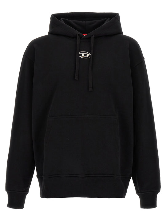 S-Macs-Hood-Od Sweatshirt Black