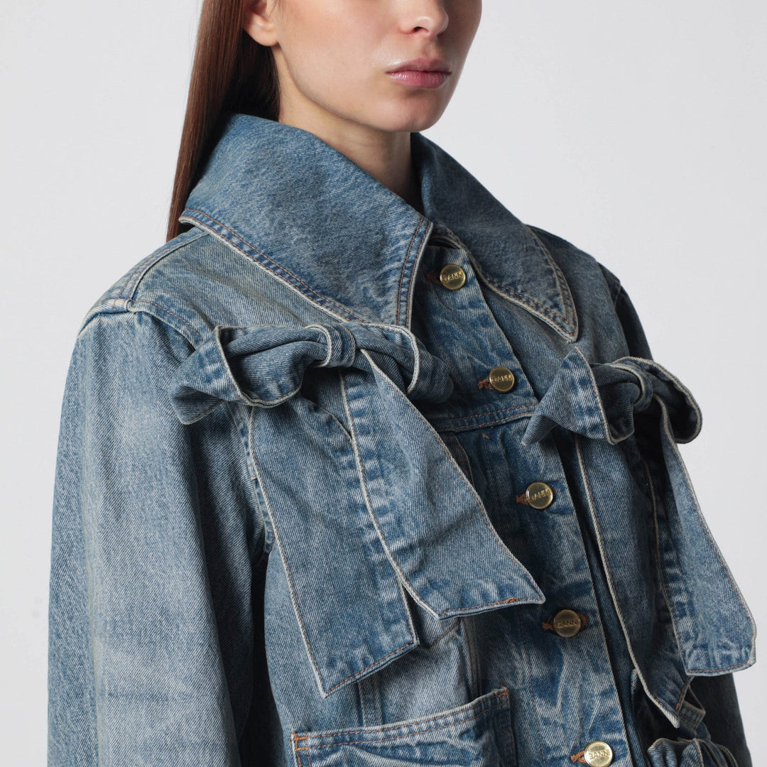 Ganni Coats & Jackets - Blue | b377856951825248e700989e848342b0ed0bf709