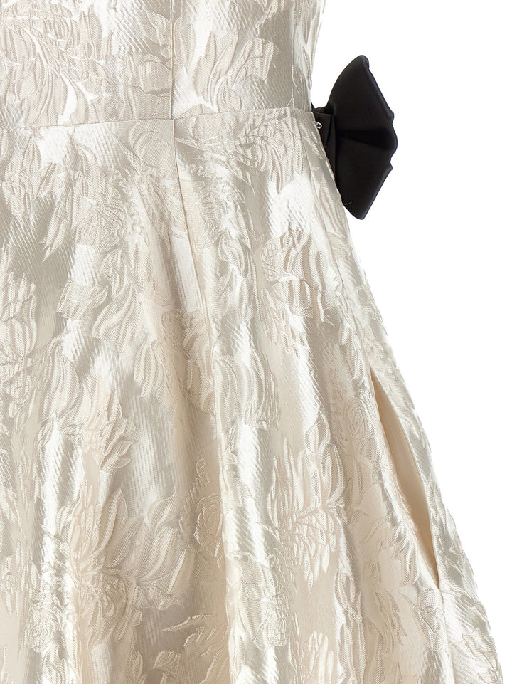 Ganni Cloque V-Neck Skirts - White | eedea9b9c4cf73dc8169cdbd4a522079e7ef77c4