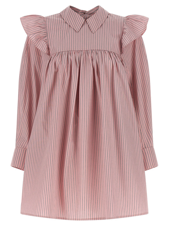 Striped Dress Skirts Pink