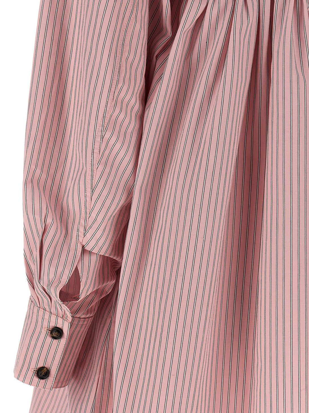 Ganni Striped Dress Skirts - Pink | b6435cd334365fac9c58a514cb1fbab346279b8e