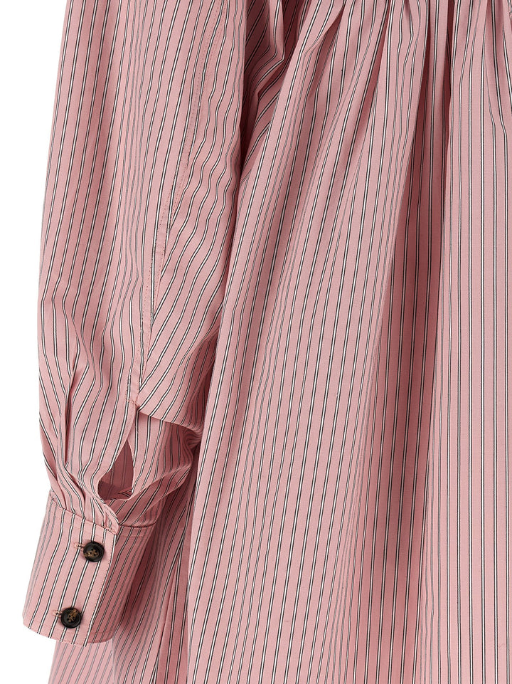 Ganni Striped Dress Skirts - Pink | b6435cd334365fac9c58a514cb1fbab346279b8e