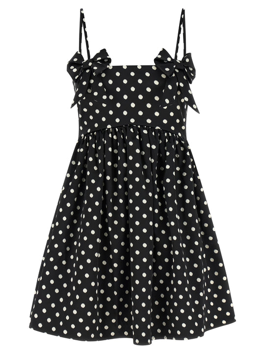 Polka Dot Skirts Black