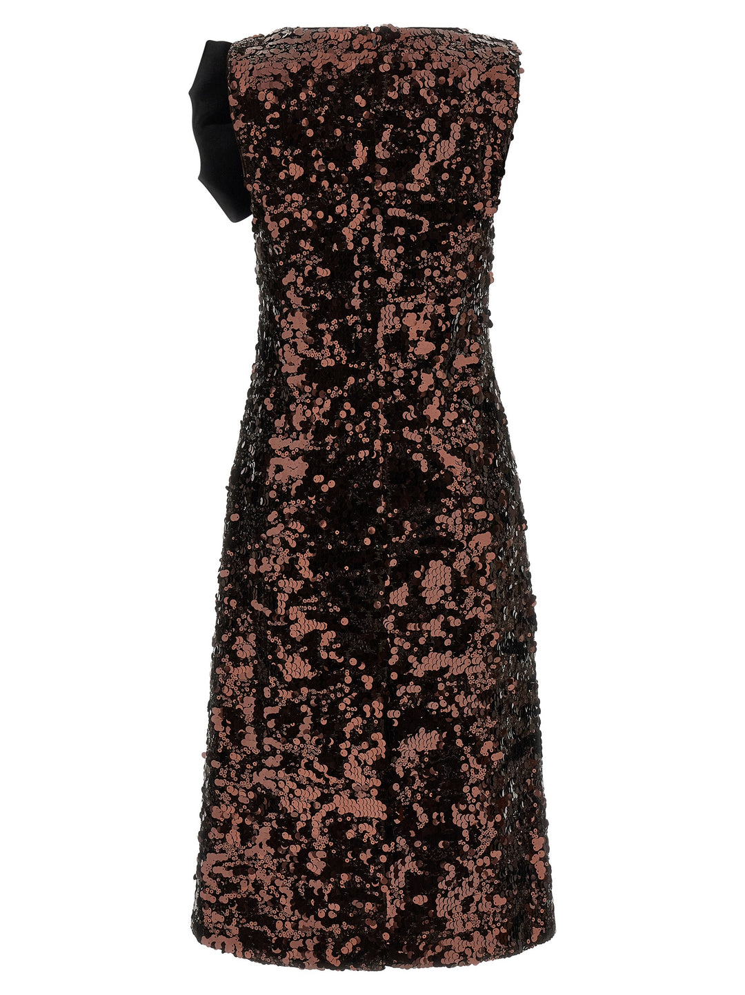 Ganni Velvet Sequins Straight Midi Dresses - Brown | ab47f7a39da2de940c833f4b462428b99c06eaab