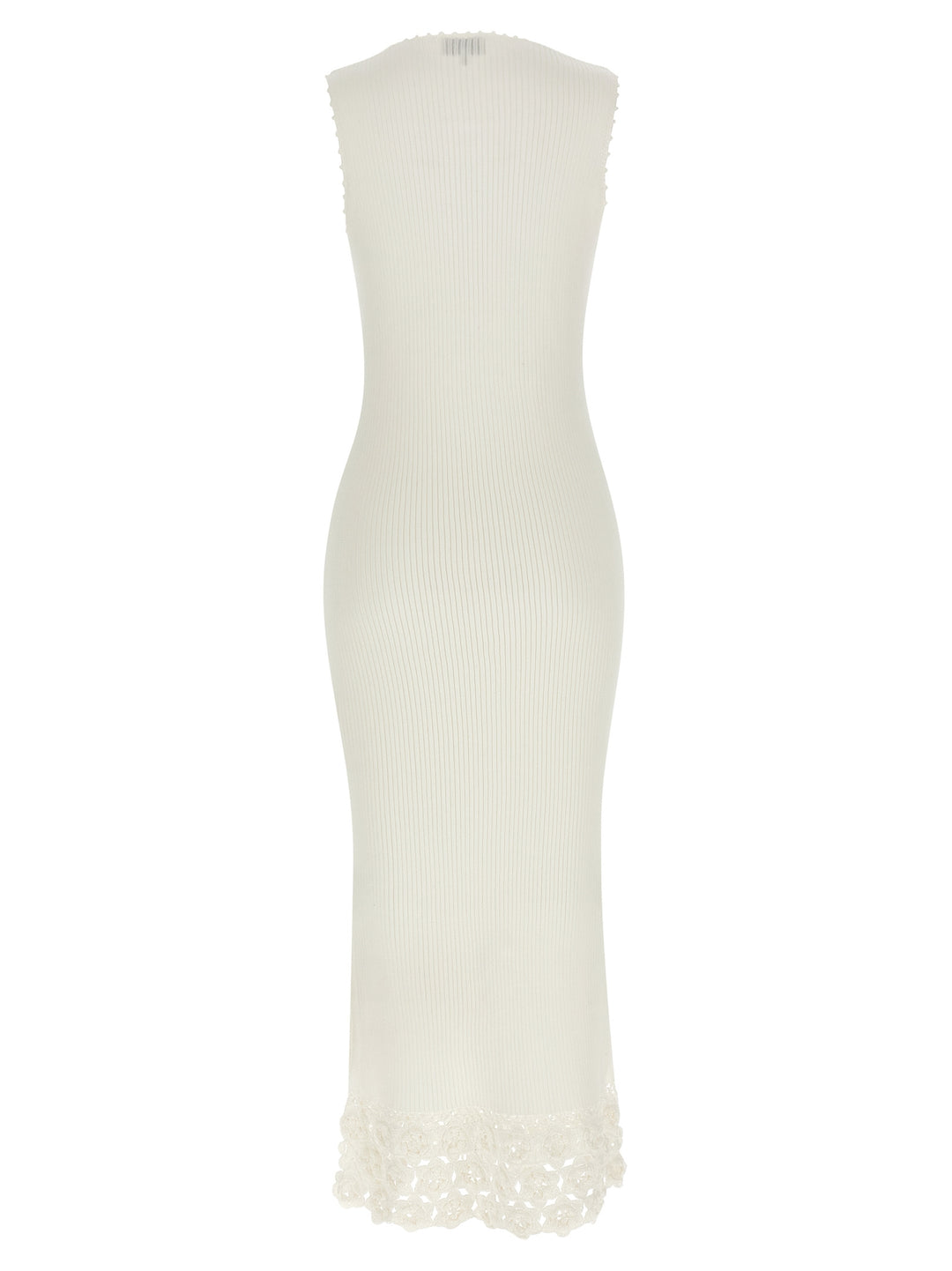 Ganni Cotton Crochet Dresses - White | dc732b82eceac8e5effbac7041515814ec187030