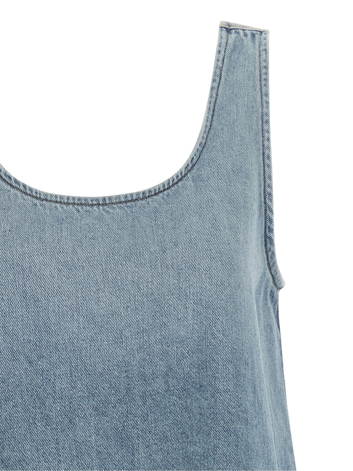 Ganni Denim Dress Dresses - Light Blue | d30186dedda76874114578a47bcd68eb91ddfe13