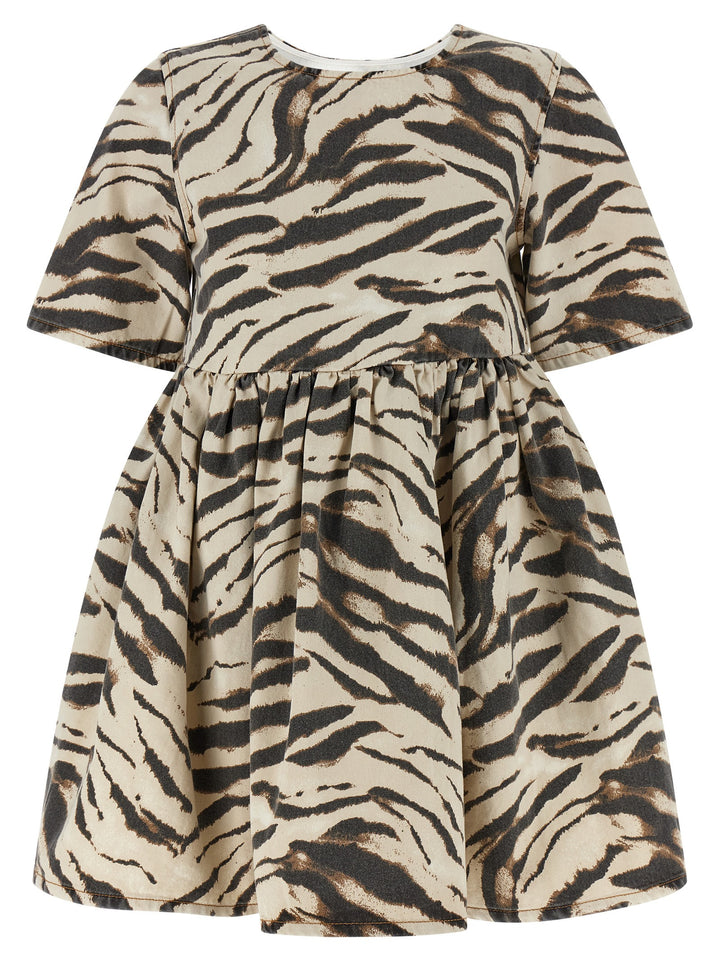 Ganni Zebra Denim Skirts - Multicolor | 2abadca9fdbf1067adb66942adc79249565639fb