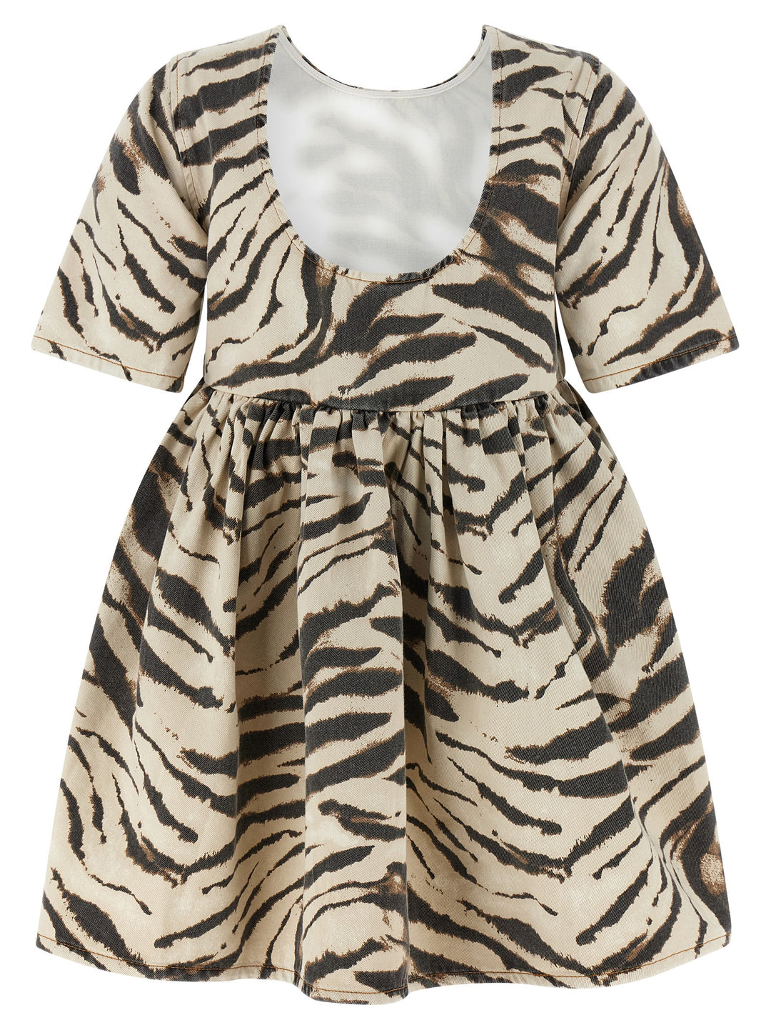 Ganni Zebra Denim Skirts - Multicolor | 61c17346a81a42c48b59f36699d16f731b578793