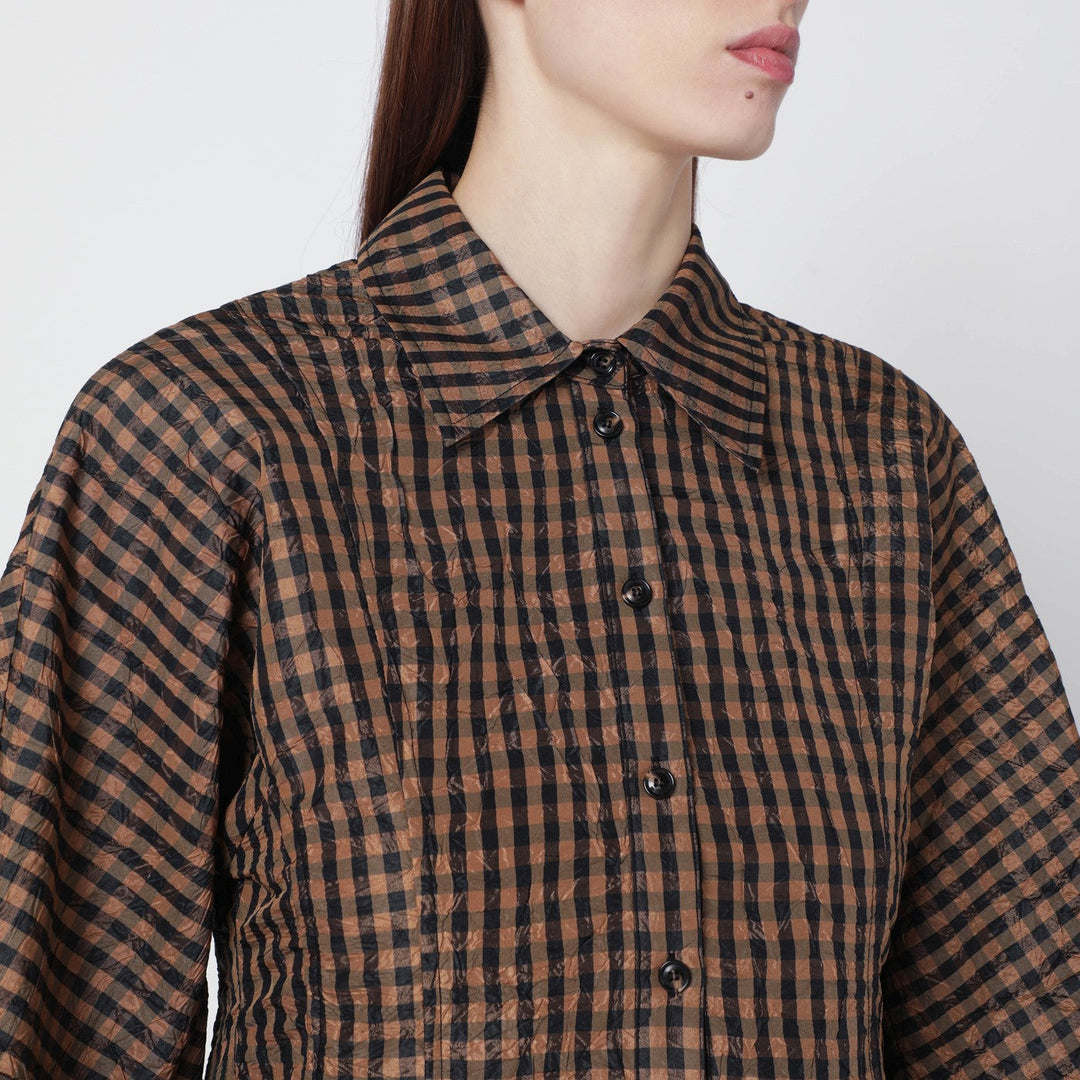 Ganni Shirts & Tops - Brown | 092d584d17e7536172f0d121875c56c99625f8df