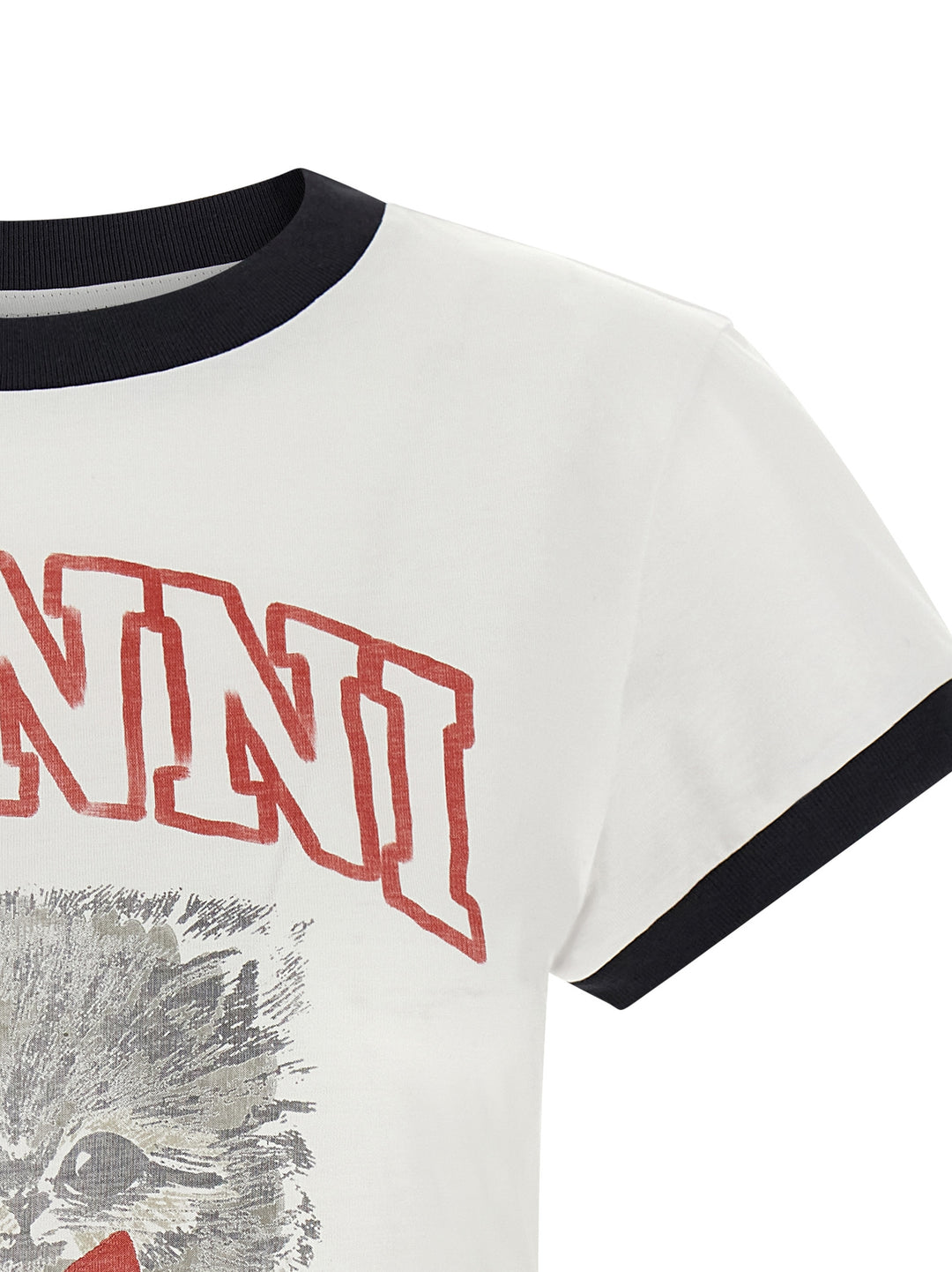 Ganni Printed T-shirt - White | c95a1e1efc3b72013db2ff9f78c88147898f056d