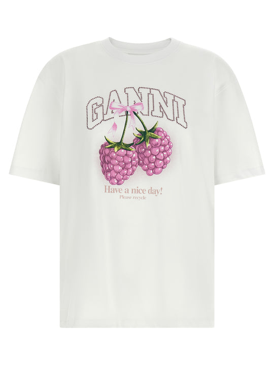 Raspberry T-Shirt White