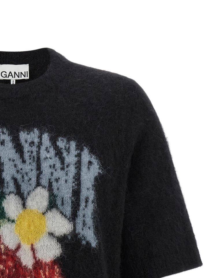 Ganni Strawberry Sweaters and Cardigans - Black | d1e3c4b583cffe34ffa4a04cde7bea2d9d9a55bc