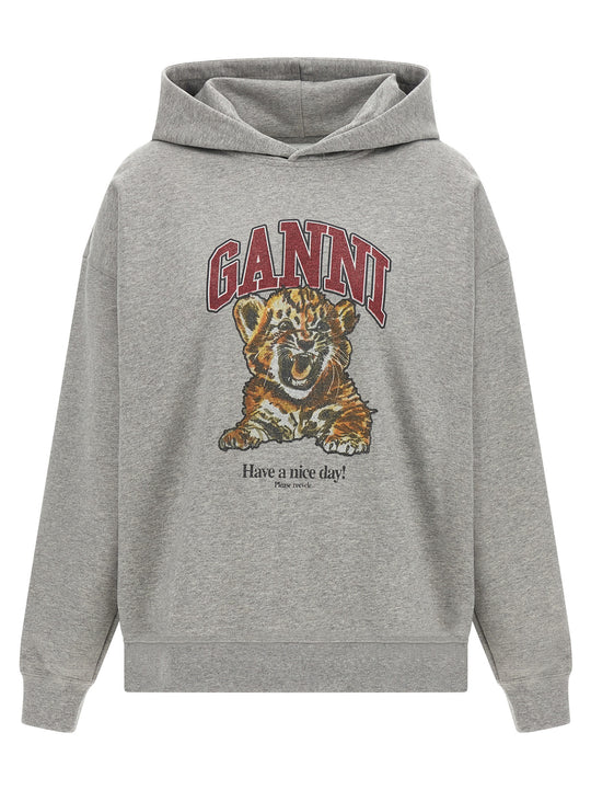 Grey Tiger Sweatshirt Gray