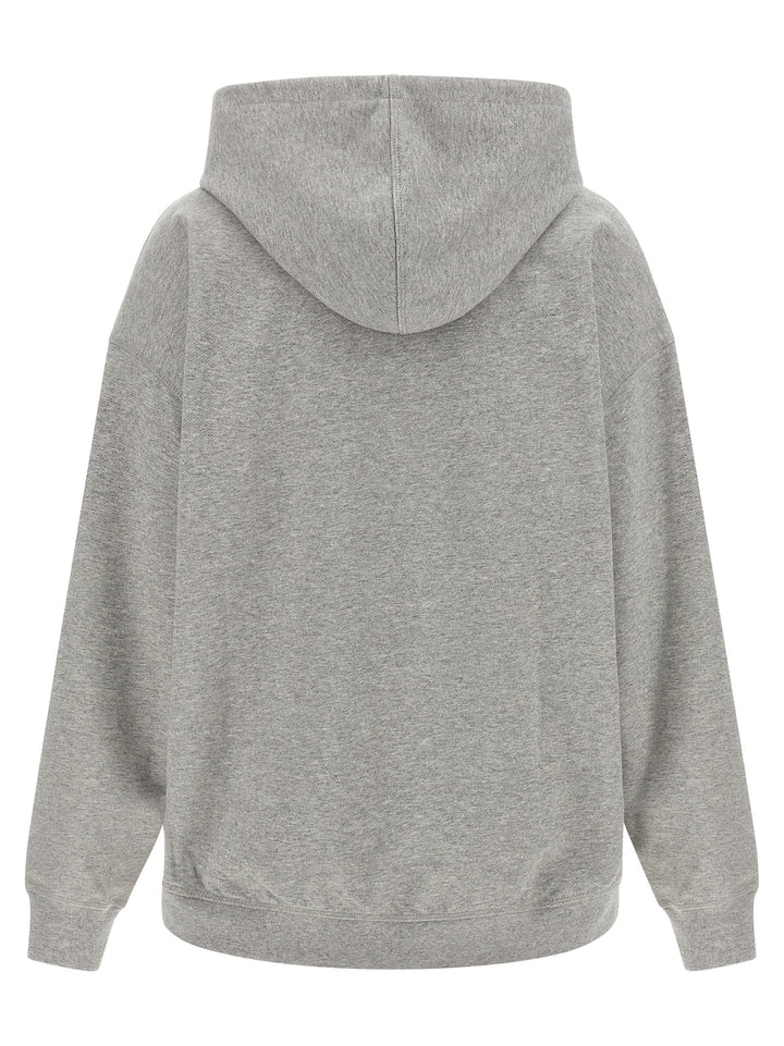 Ganni Grey Tiger Sweatshirt - Gray | 6b08663e8e8cbb7ae560b3b0f9a09b6024ccbeb4