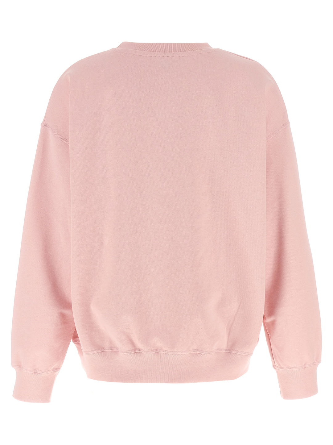 Ganni Front Print Sweatshirt - Pink | d64335e81f8fd25cbc9ee81dfab3e045effdc815