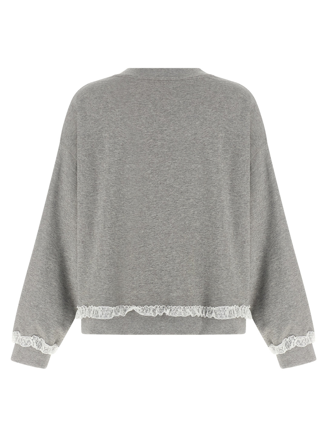 Ganni Isoli Sweatshirt - Gray | 5afa9091e4a3f4dbd3dc14d922741382cefba22f