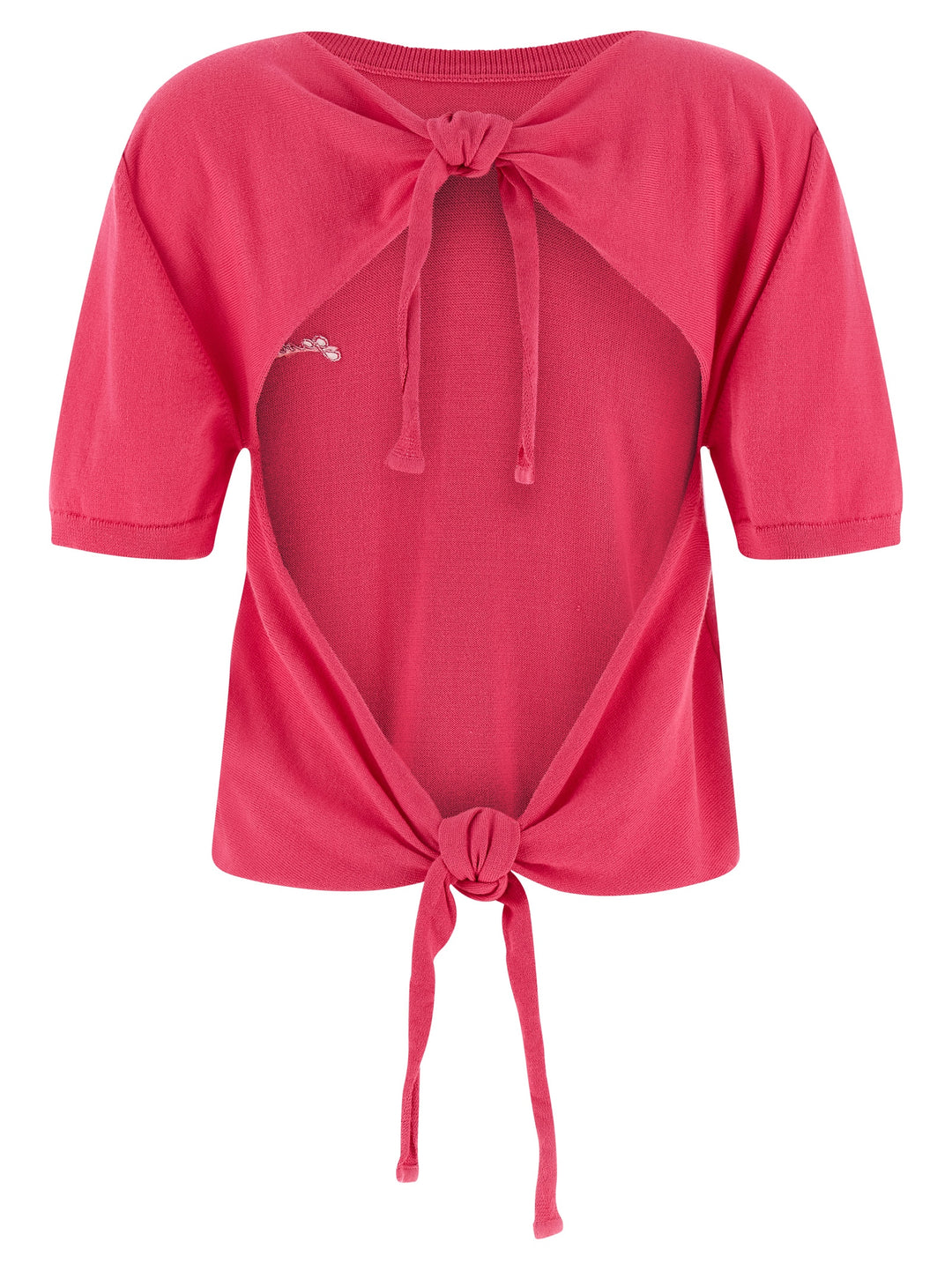 Ganni Bare Back Sweater Sweaters and Cardigans - Fuchsia | 17950c7cea5ec376a509676225ebf8ff2c91e37e