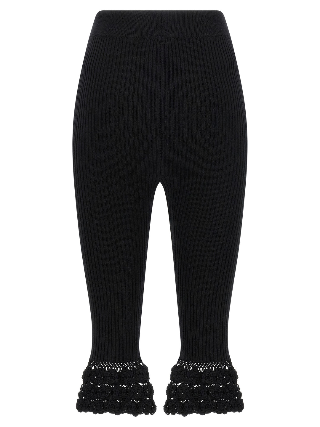 Ganni Cotton Crochet Pants - Black | d3241292b58891291d14a9f20d3cf53d26e3a12d