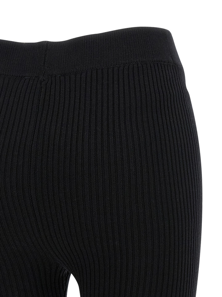 Ganni Cotton Crochet Pants - Black | e6c9df2b9b64068486fa19b8d51621f454b0b748