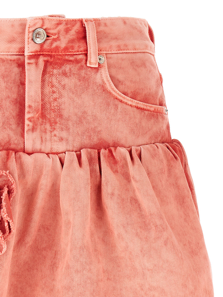 Ganni Denim Jeans Skirt Skirts - Pink | f7fcfe61cd7db798a6f0a59b43edf15ba7293c6d