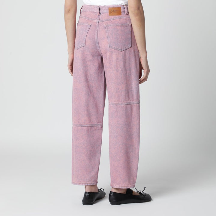 Ganni Pants - Pink | 67d9b5d623097876b6bddb327838456e1cd93ee0