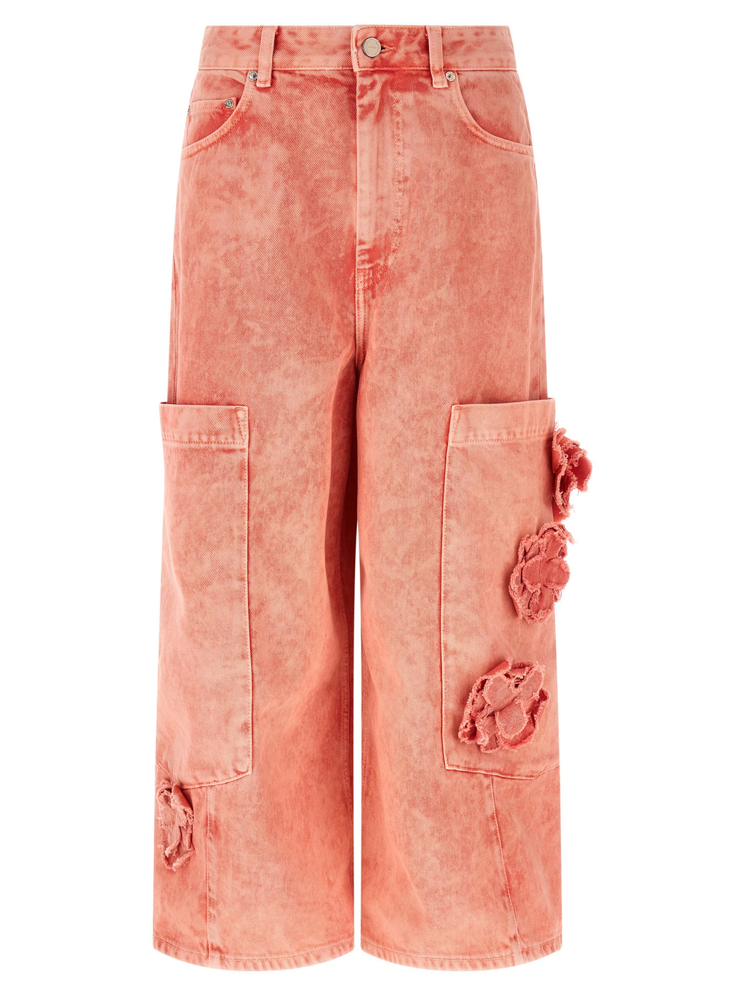 Ganni Cropped Jeans - Pink | 4e2871cc567af509be22d50f47cc5d5ab4210321