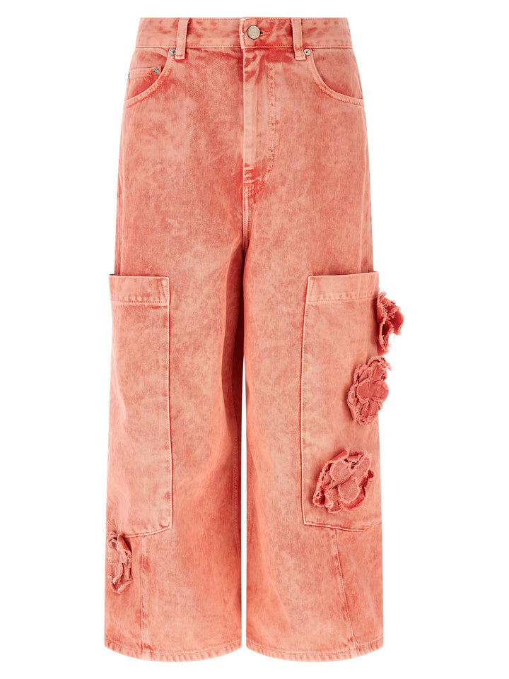 Ganni Cropped Jeans - Pink | 4e2871cc567af509be22d50f47cc5d5ab4210321