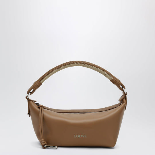 Cala Mini Bag In Nappa Lambskin Leather, Mocha/Beige