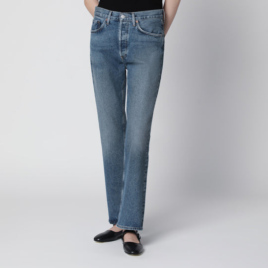 Lana Straight-Leg Jeans In Indigo Denim