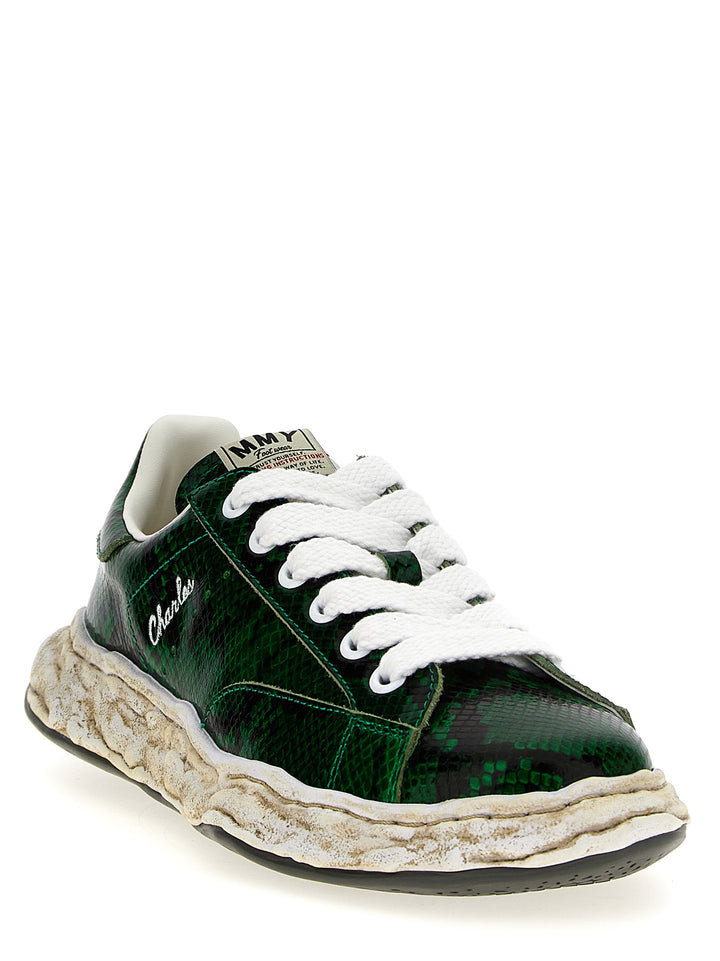 Maison Mihara Yasuhiro Charles Sneakers - Green | a3166002ac3e1df9cad6e2502f2122bef26836da