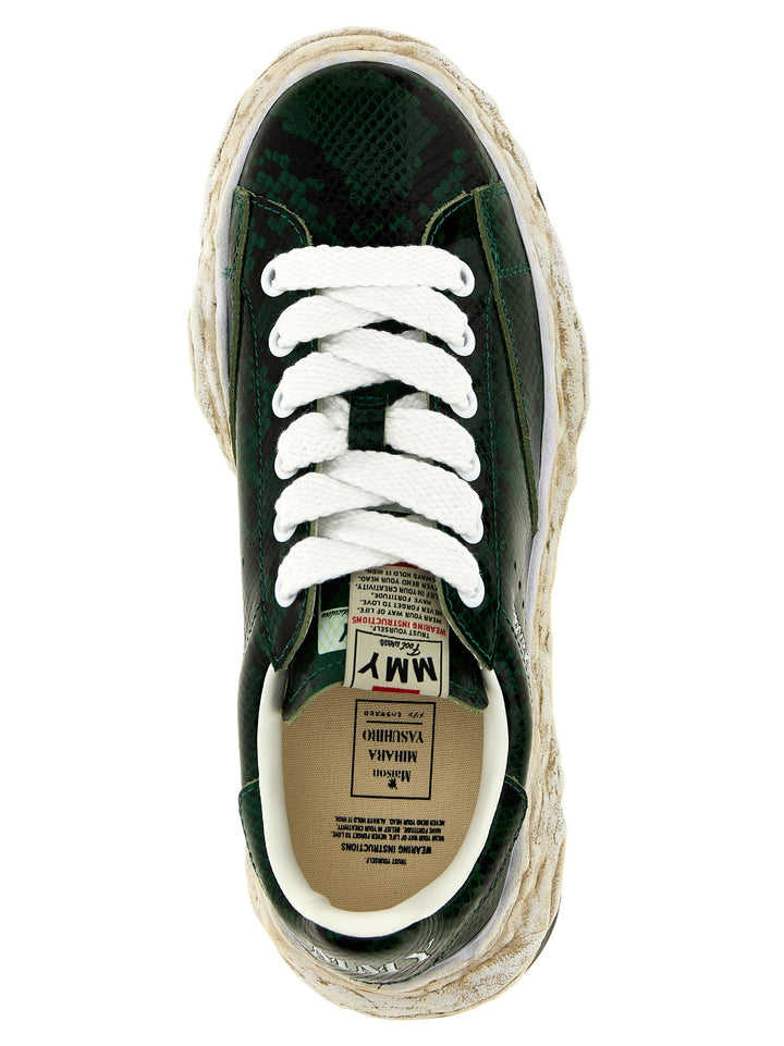 Maison Mihara Yasuhiro Charles Sneakers - Green | bc88d079d81cc78ce3a33ead75b3277b323767ca